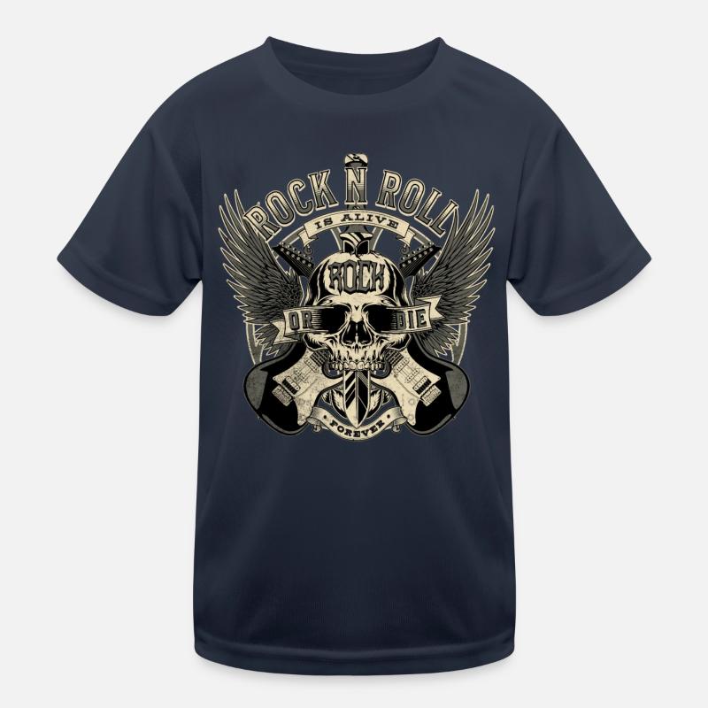 ROCKEN ODER STERBEN Kinder Funktions-T-Shirt