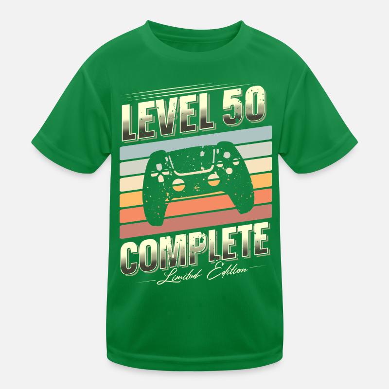 50th Birthday Level 50 Édition limitée complète T-shirt sport Enfant