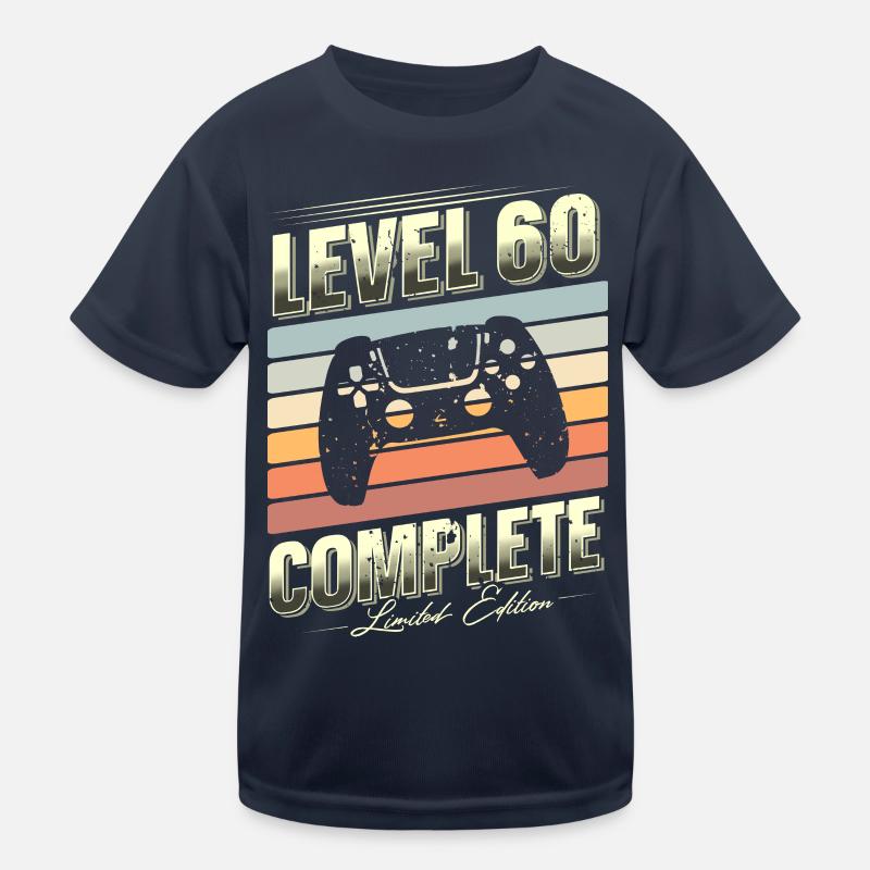 60. Geburtstag Level 60 Complete Limited Edition Kinder Funktions-T-Shirt