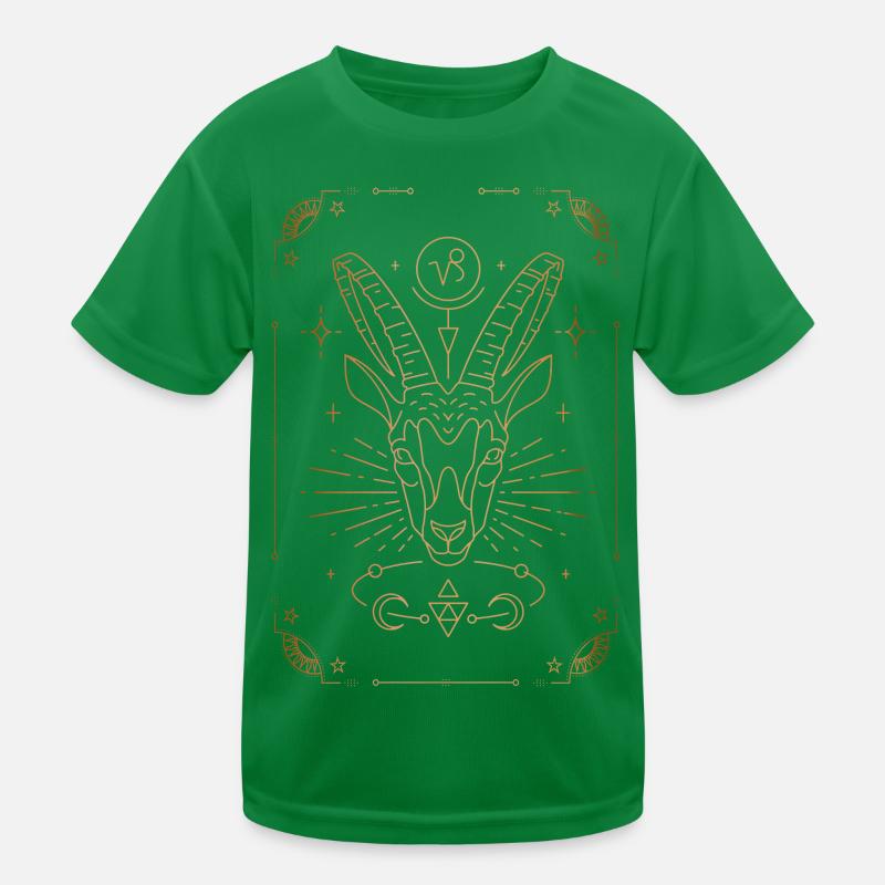 Zeichen Steinbock: Sternbild Tierkreis Kinder Funktions-T-Shirt