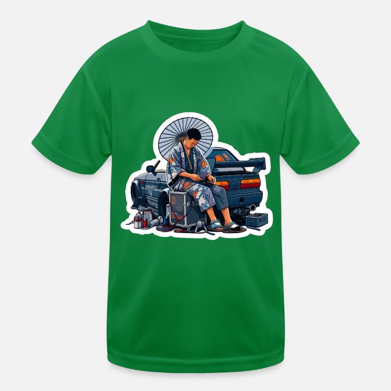 Garage Samurai Kinder Funktions-T-Shirt