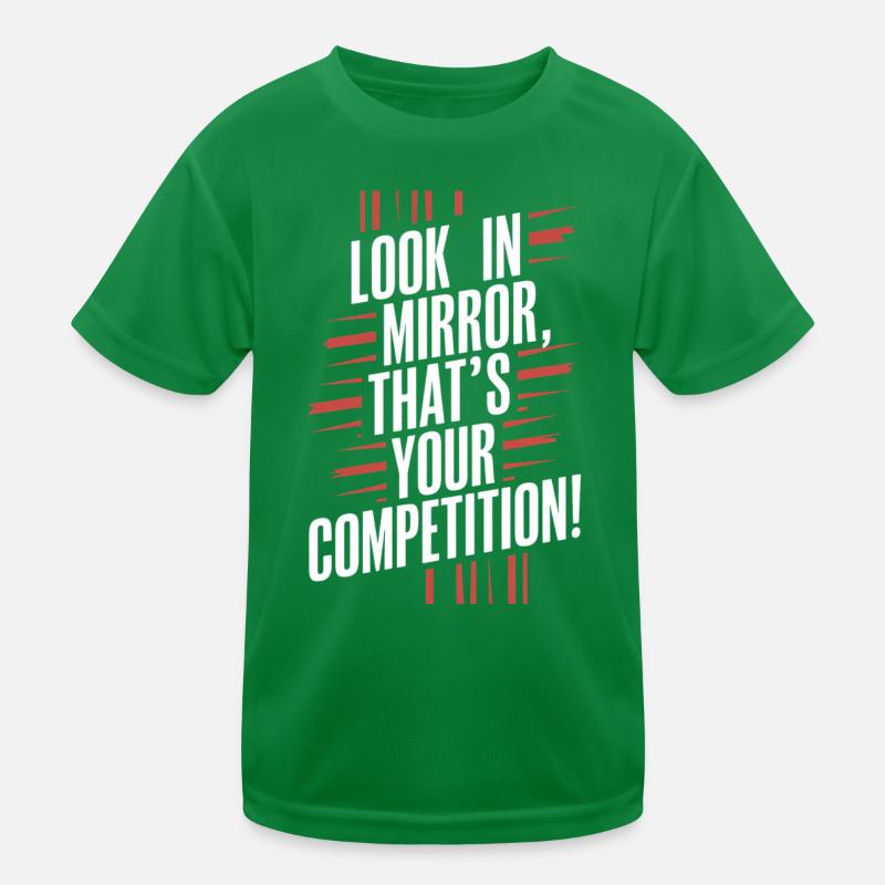 Mirror Mirror Motivational Message Kids Functional T-Shirt