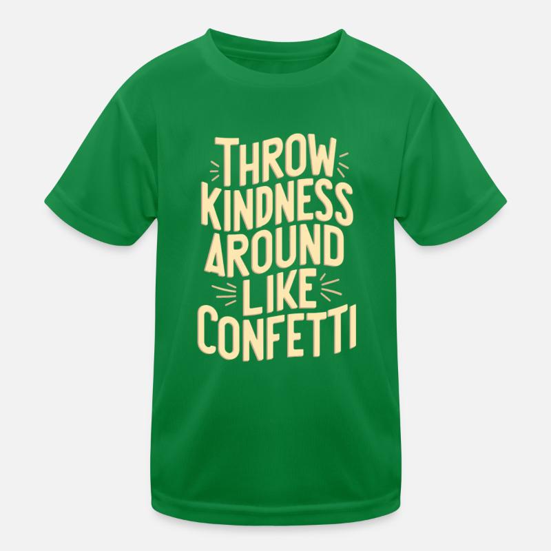 Facilité de jeter des déchets comme des confettis T-shirt sport Enfant