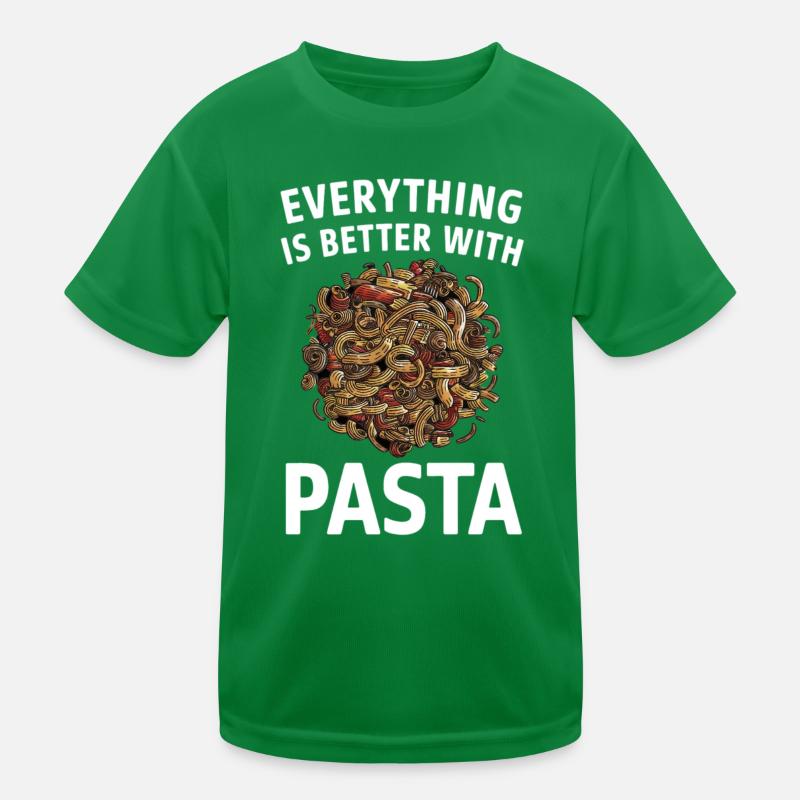 Everything is better with pasta Kids Functional T-Shirt