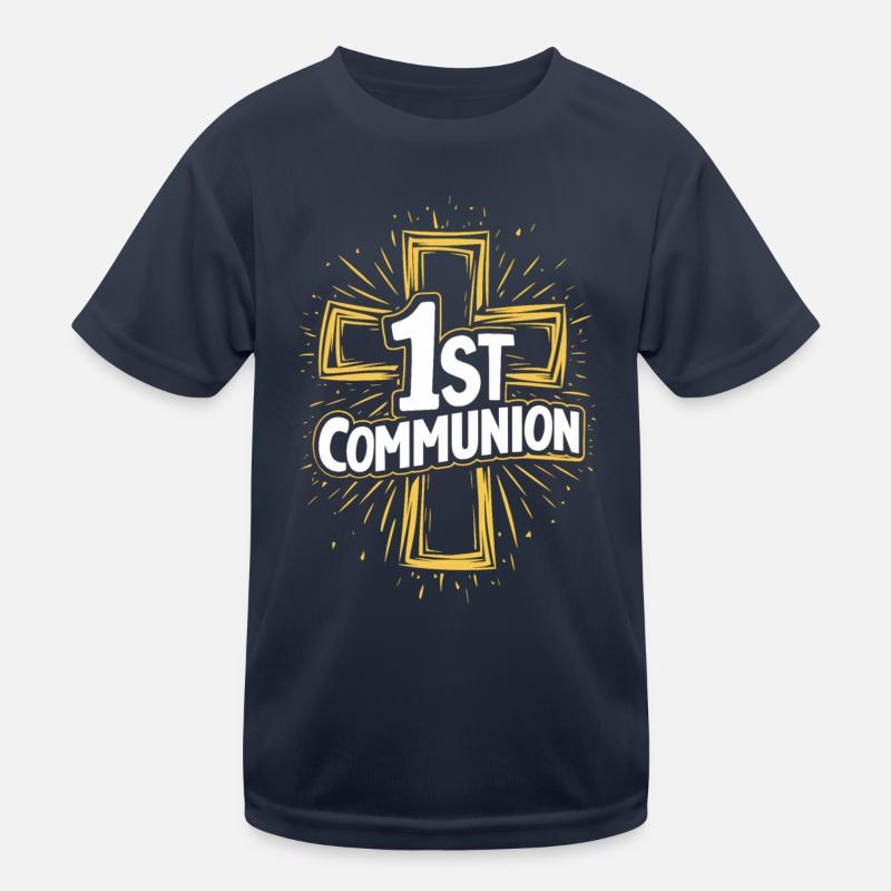 Conception de la croix de première communion T-shirt sport Enfant