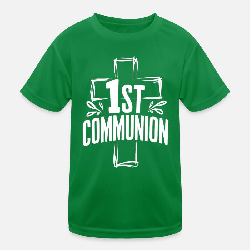 Conception de la croix de première communion T-shirt sport Enfant
