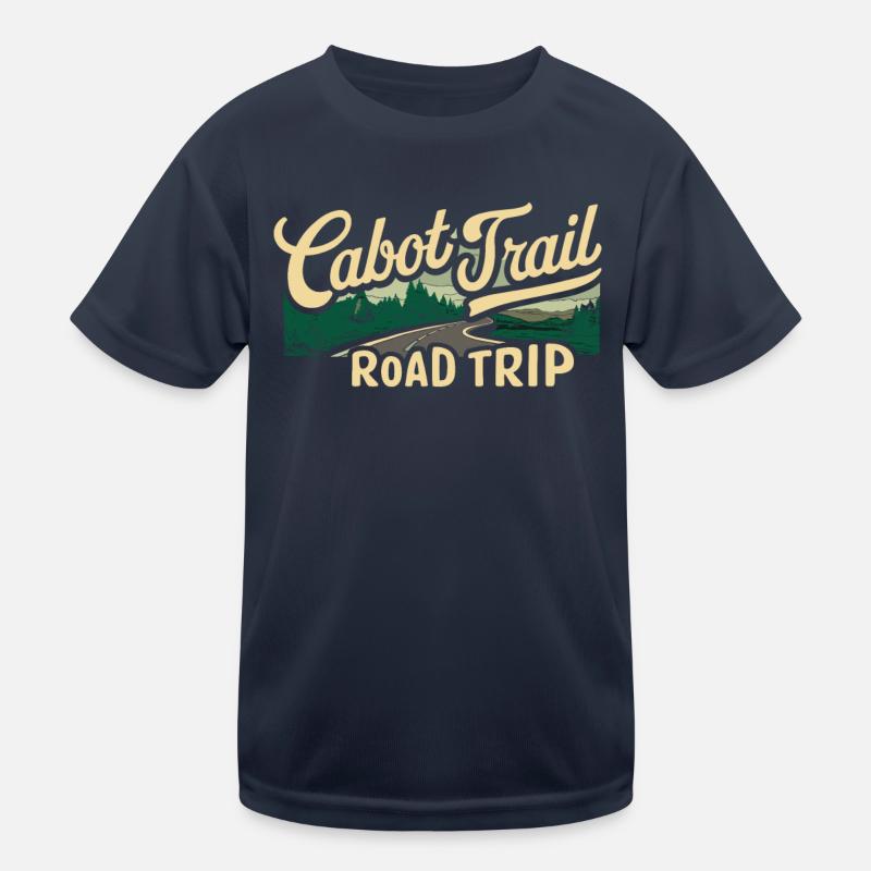 Cabot Trail Road Trip Landschaft Kinder Funktions-T-Shirt