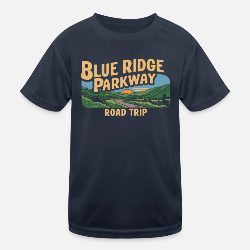 Blue Ridge Parkway Road Trip Abenteuer Kinder Funktions-T-Shirt