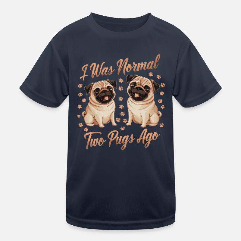 I was normal in front of two boobs Kids Functional T-Shirt
