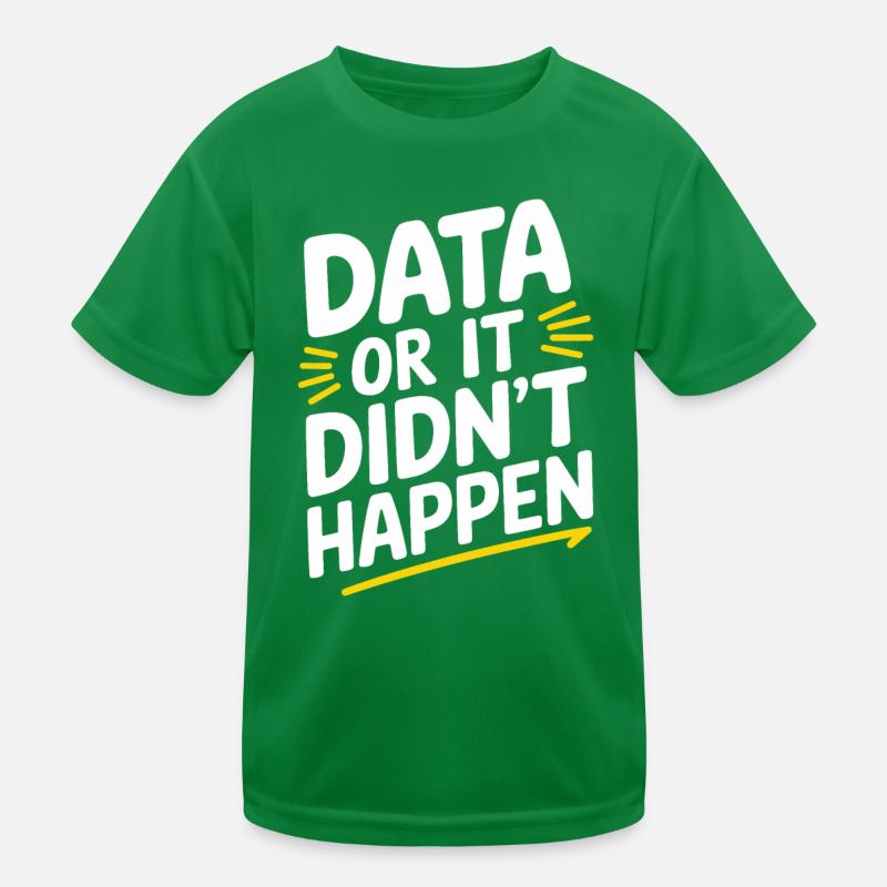 Data Analyst Data Scientist Data Engineer - Data T-shirt sport Enfant