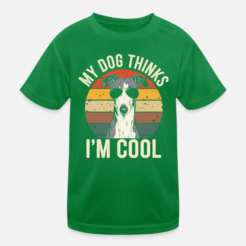 Windhund Mein Hund Denkt Das Ich Cool Bin Kinder Funktions-T-Shirt