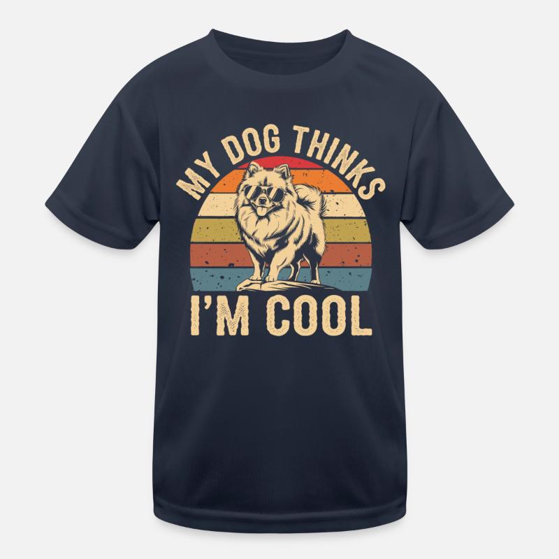 Zwergspitz Pomeranian Hund Kinder Funktions-T-Shirt