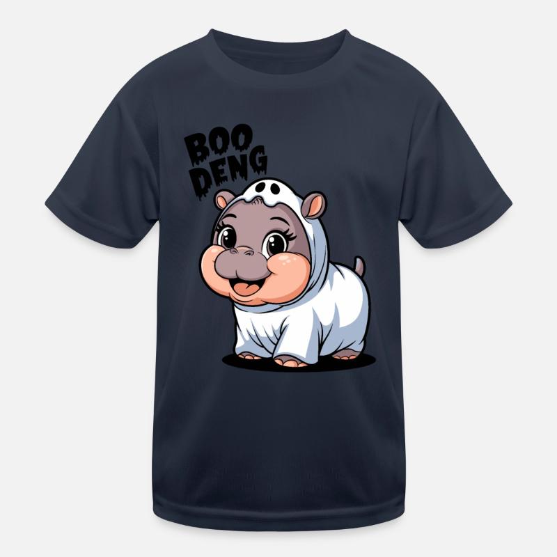Mignon Boo Deng Hippo Costume Adventure T-shirt sport Enfant