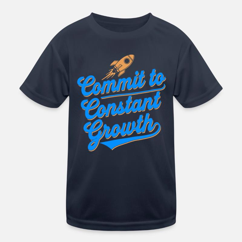 Commit to constant growth for Kids Functional T-Shirt