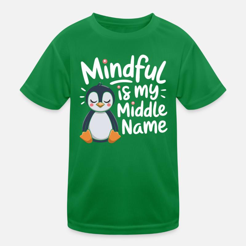 La pleine conscience est mon deuxième prénom T-shirt sport Enfant