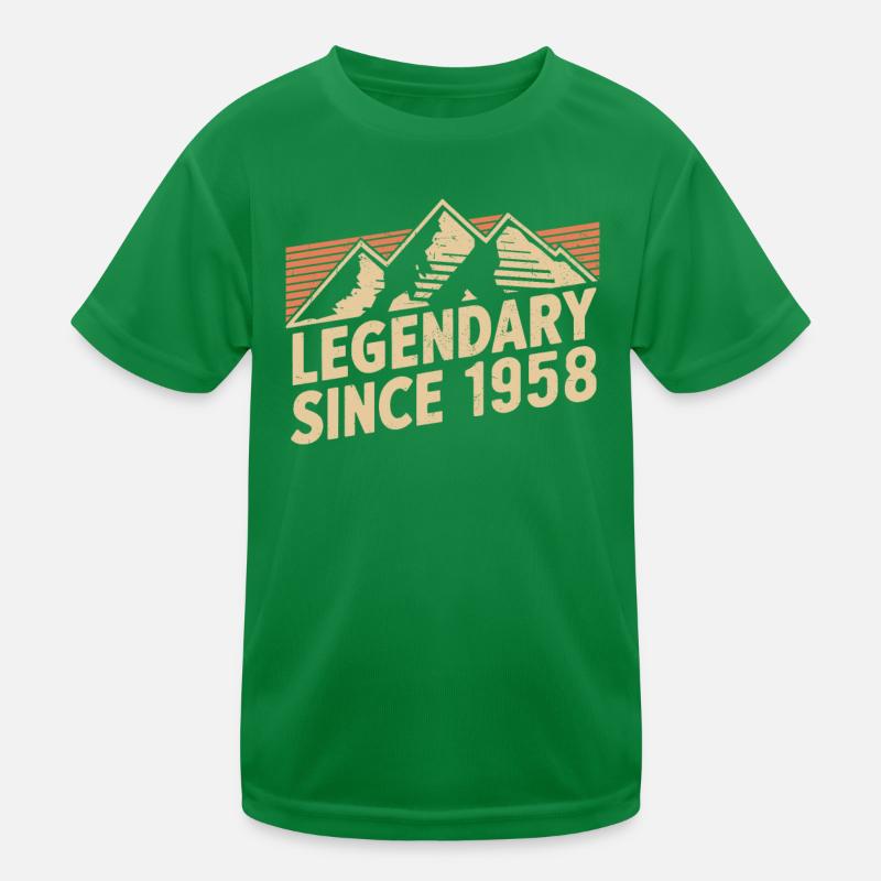 Legendary since 1958 Birthday Kids Functional T-Shirt