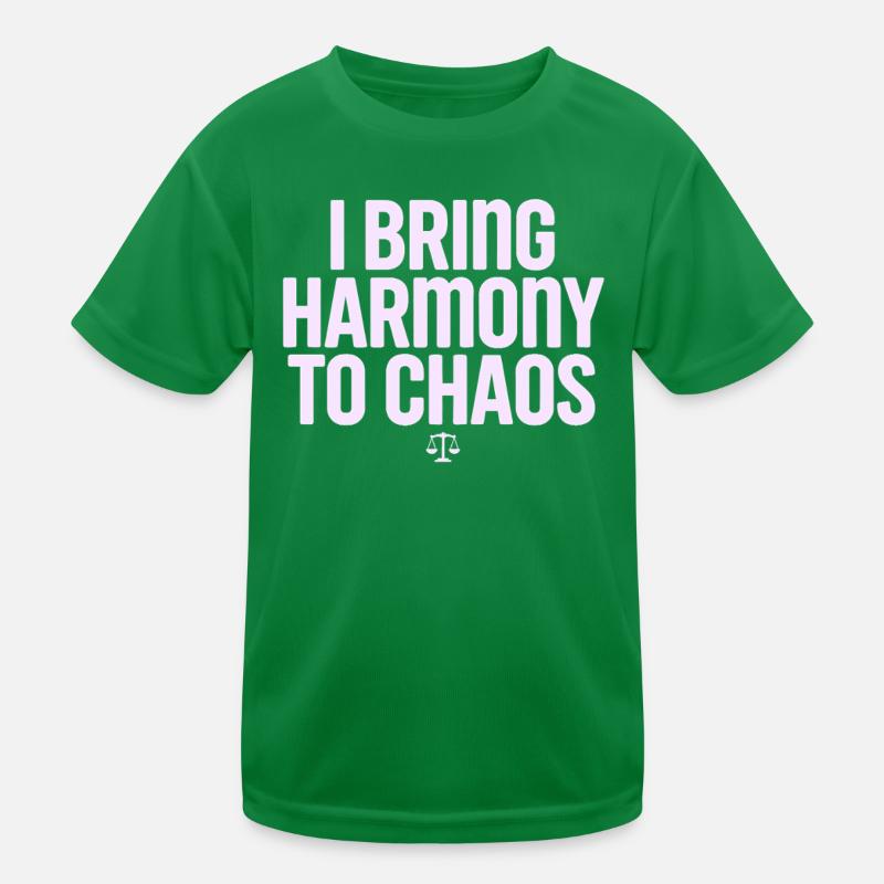 Libra Zodiac Sign: I Bring Harmony Kids Functional T-Shirt