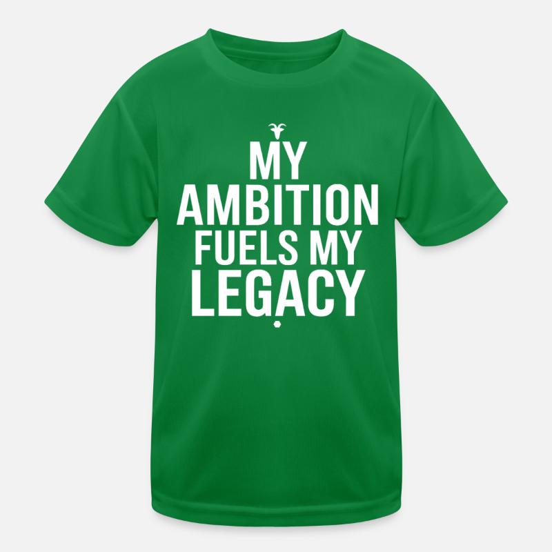 Signe du zodiaque Capricorne : Mon ambition anime mon T-shirt sport Enfant