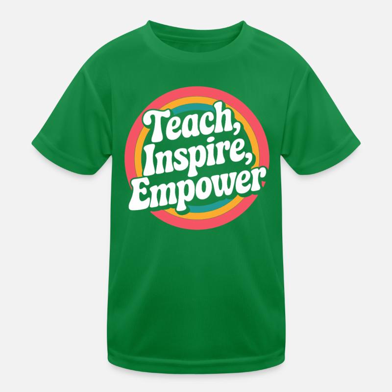 Enseignants : Enseigner, Inspirer, Responsabiliser T-shirt sport Enfant