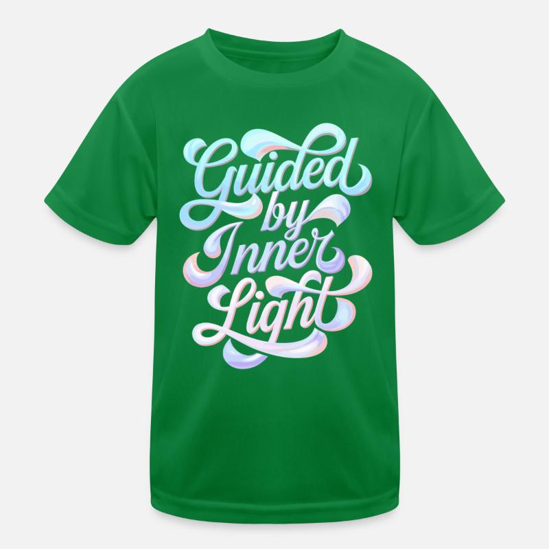 Guided by the inner light inspiring Kids Functional T-Shirt