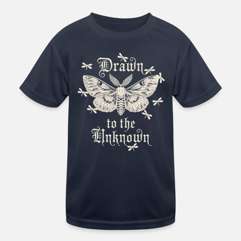Attracted by the Unknown Butterfly Art Kids Functional T-Shirt