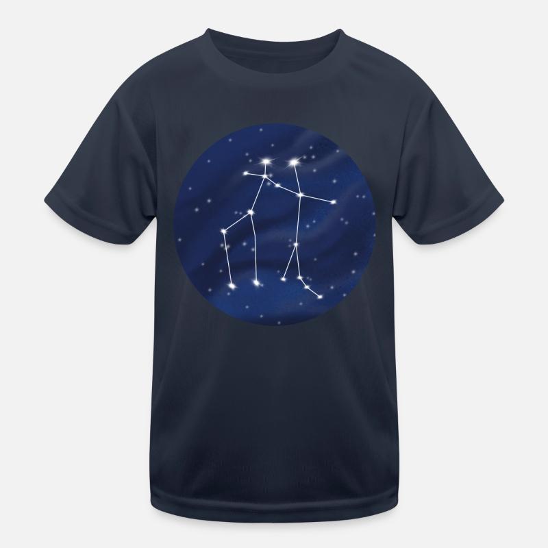 Gemini constellation zodiac sign Kids Functional T-Shirt