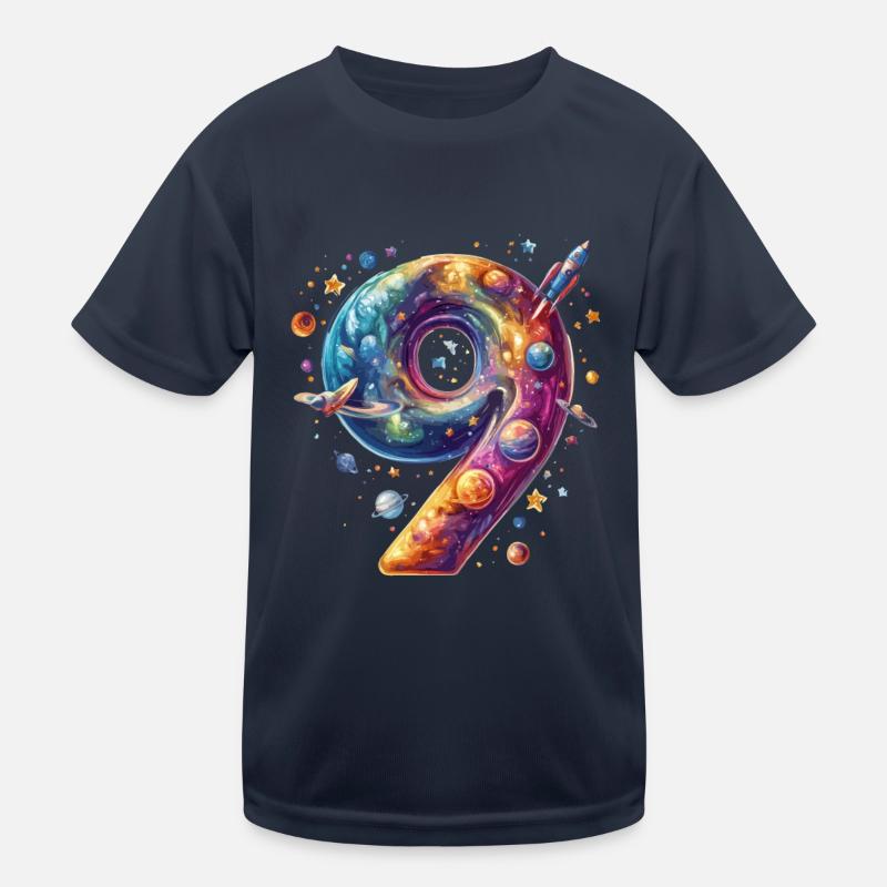 Espace 9e anniversaire T-shirt sport Enfant