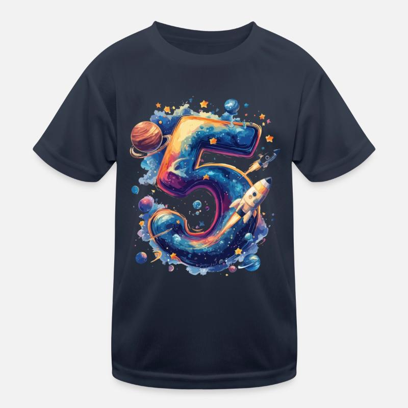 Espace 5e anniversaire T-shirt sport Enfant