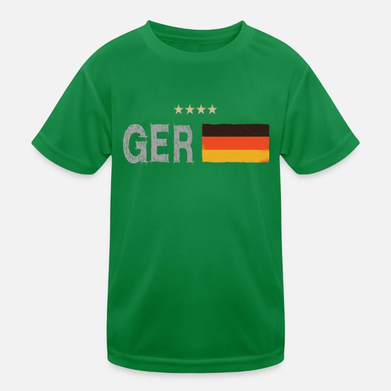 Allemagne Fan Fan Jersey Drapeau GER T-shirt sport Enfant