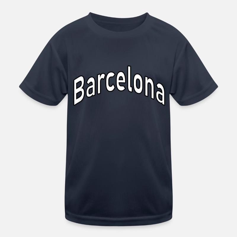 Barcelona Kinder Funktions-T-Shirt
