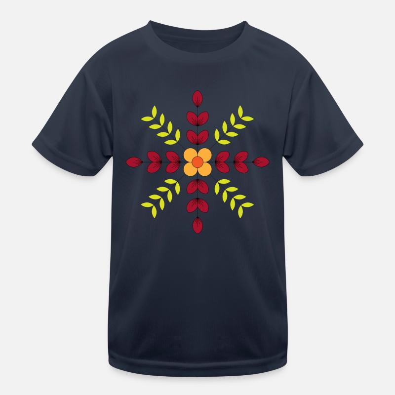 Blume Kinder Funktions-T-Shirt