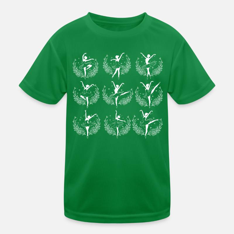 Fleurs Danseuse De Ballet T-shirt sport Enfant