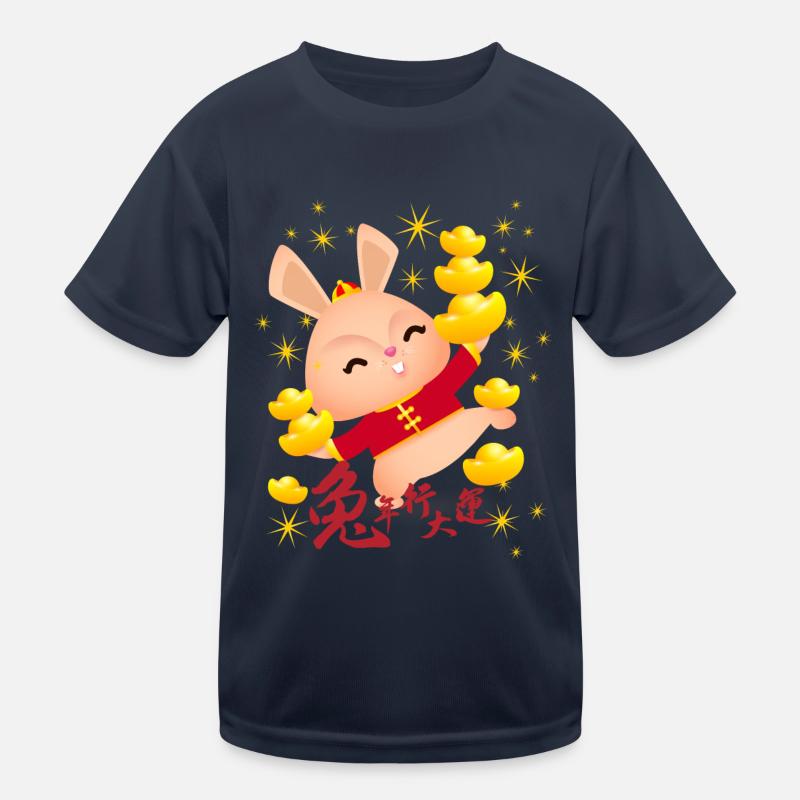 PROSPERITY RABBIT Kids Functional T-Shirt