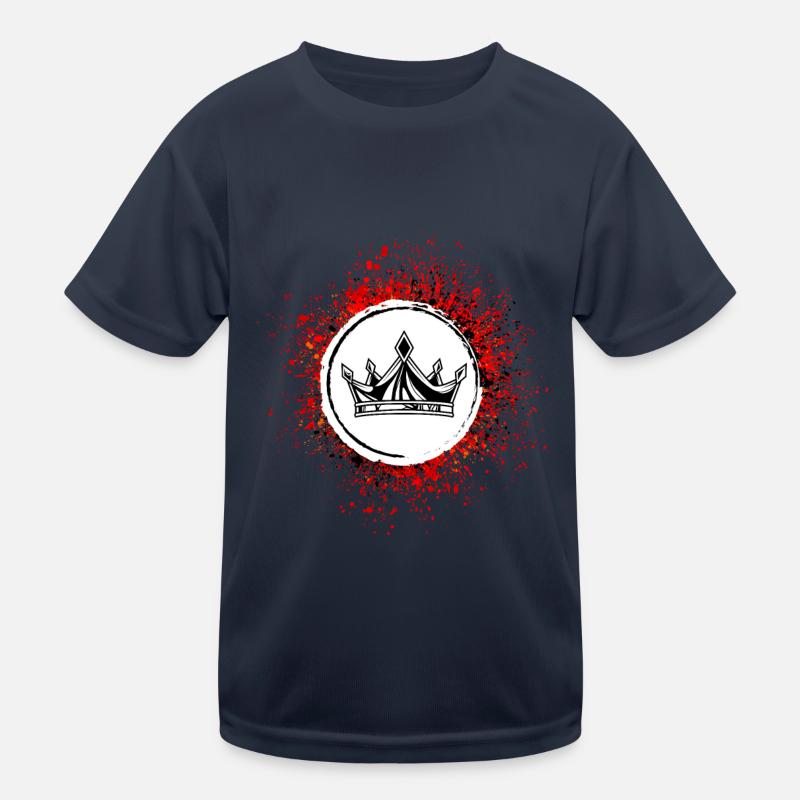 Crown symbol icon Kids Functional T-Shirt
