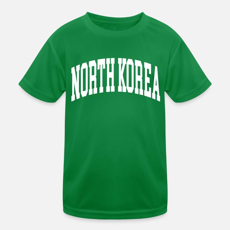 North Korea Kids Functional T-Shirt