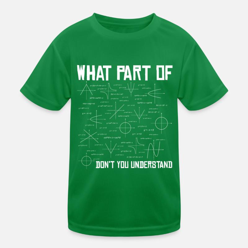 Mathematik Mathe Lehrer Student Spruch Geschenk Kinder Funktions-T-Shirt