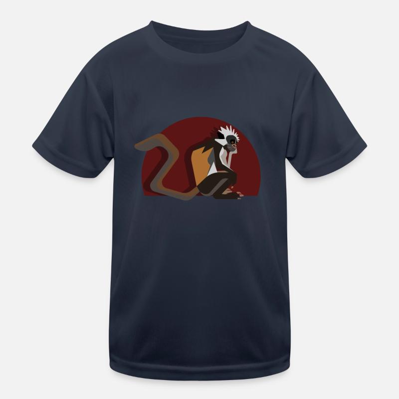 Sansibarstummelaffe Kinder Funktions-T-Shirt