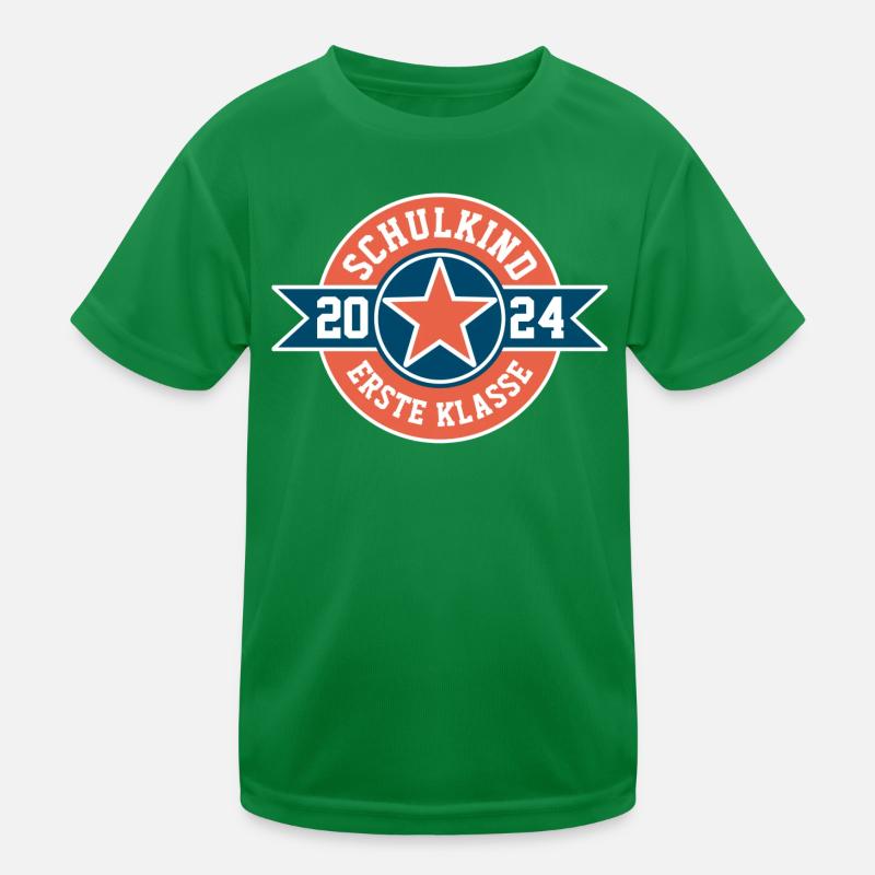 SCHULKIND 2024 - ERSTE KLASSE 2024 - EINSCHULUNG Kinder Funktions-T-Shirt