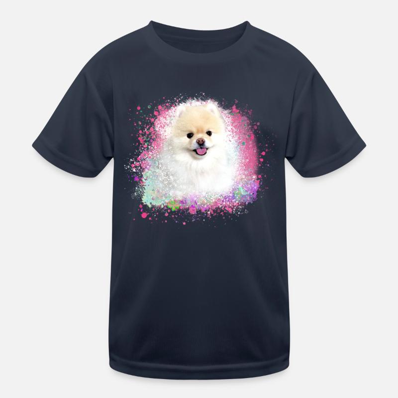 pomerian,dwarfspitz ,pointed,dog, graffiti,painting Kids Functional T-Shirt
