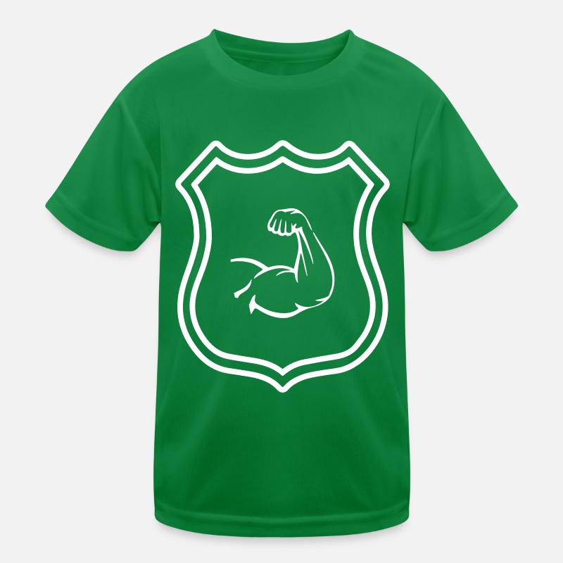 Muscles du bras Crête Biceps T-shirt sport Enfant