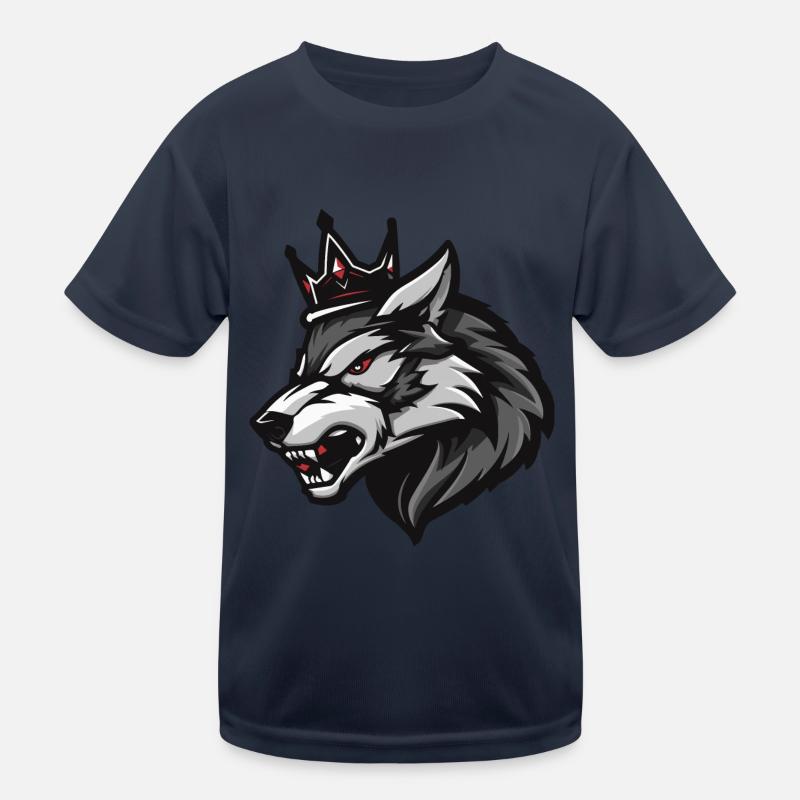 Wolf Krone Kinder Funktions-T-Shirt