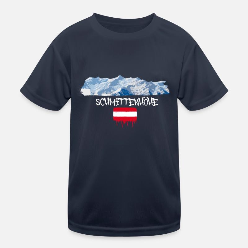 Schmittenhöhe,mountain,mountains,Austria,ski area,ski Kids Functional T-Shirt