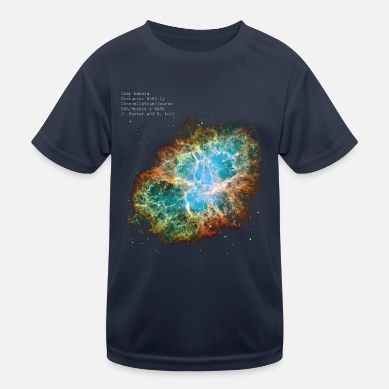 Crab Nebula Kids Functional T-Shirt