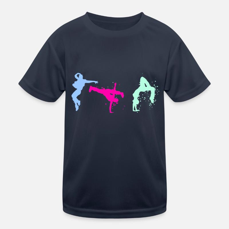 dancer, dancing, illustration, dancer Kids Functional T-Shirt