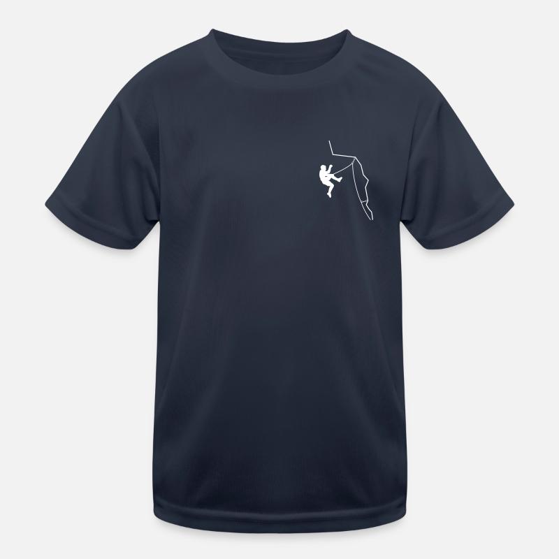Climbers Fall - Kids Functional T-Shirt - navy