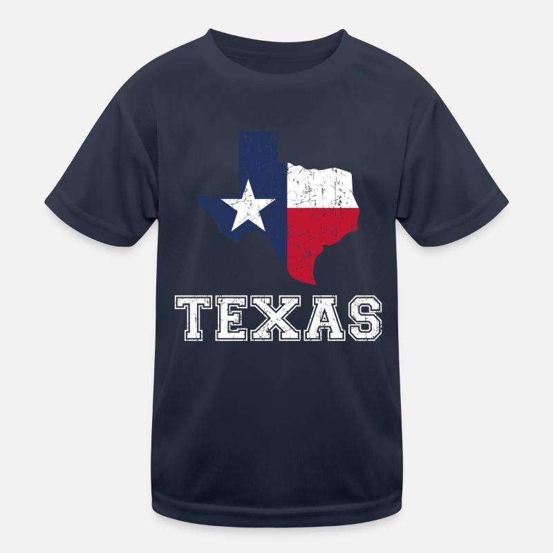 Texas Kinder Funktions-T-Shirt