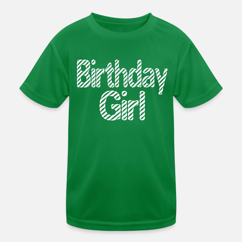 fille d’anniversaire T-shirt sport Enfant