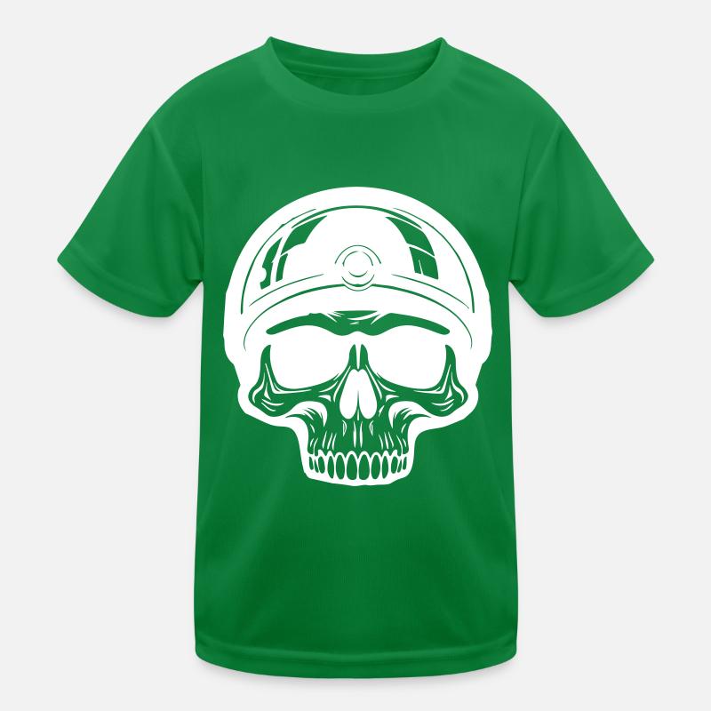 Skeleton Biker T-shirt sport Enfant