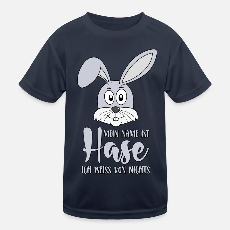 My name is Rabbit I don't know about anything Kids Functional T-Shirt