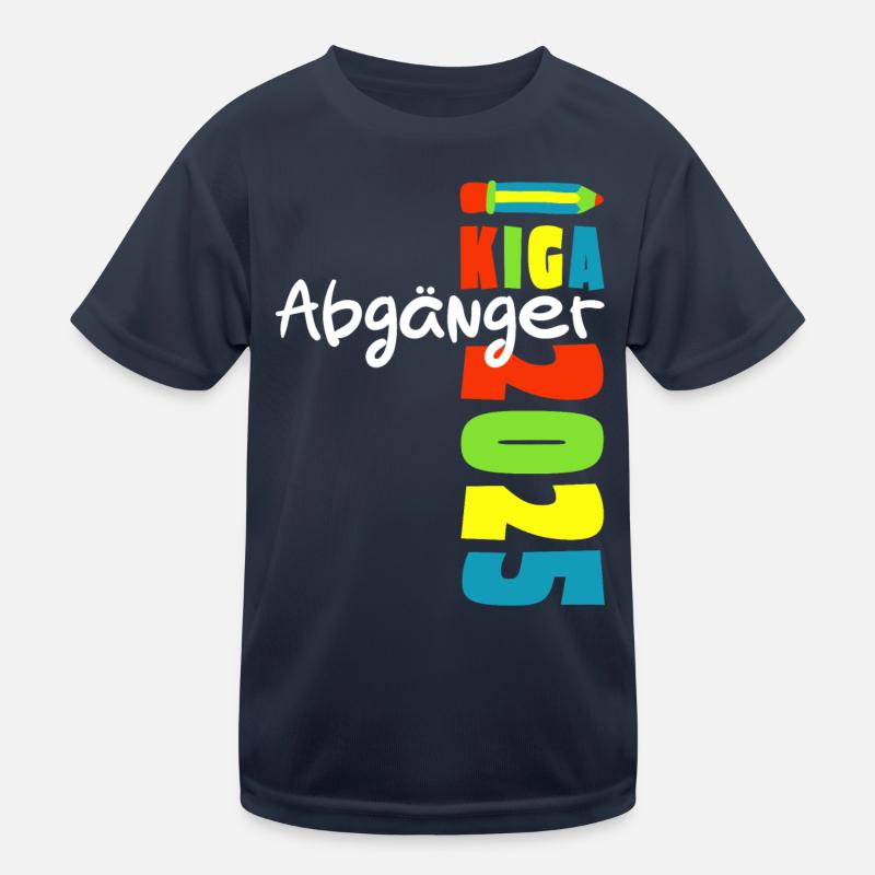 Kiga Abgänger 2025 - Kindergarten Abschied Kinder Funktions-T-Shirt